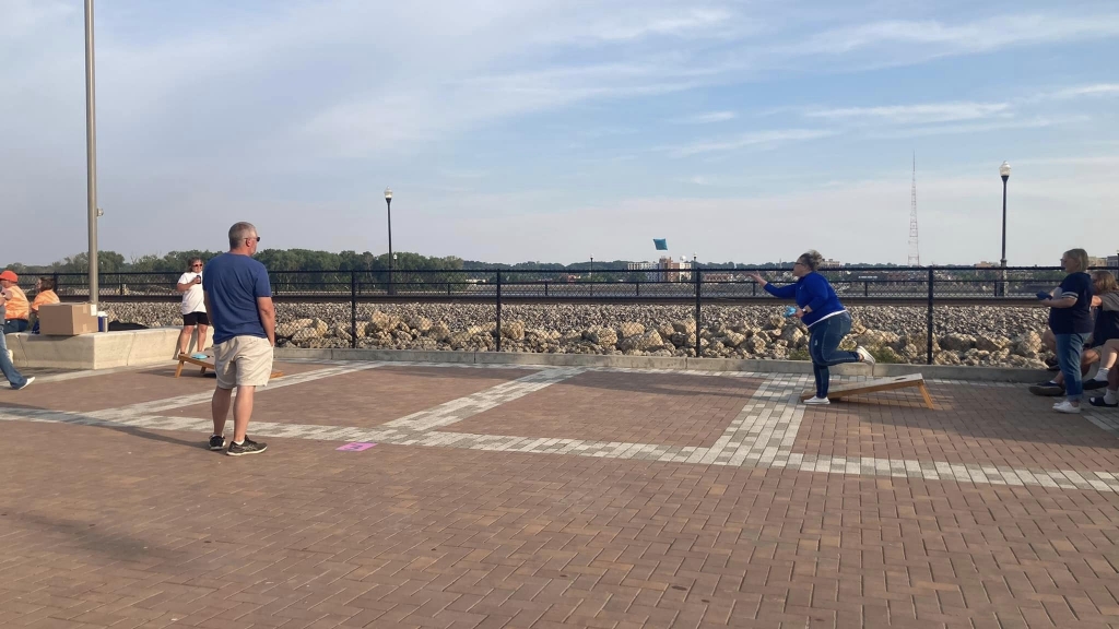 Cornhole for Quad Cities Corporate Games