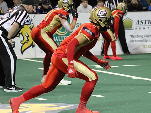 quad City Steam Wheelers game underway