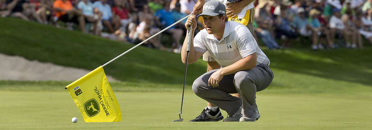 Player lining up put at John Deere Classic