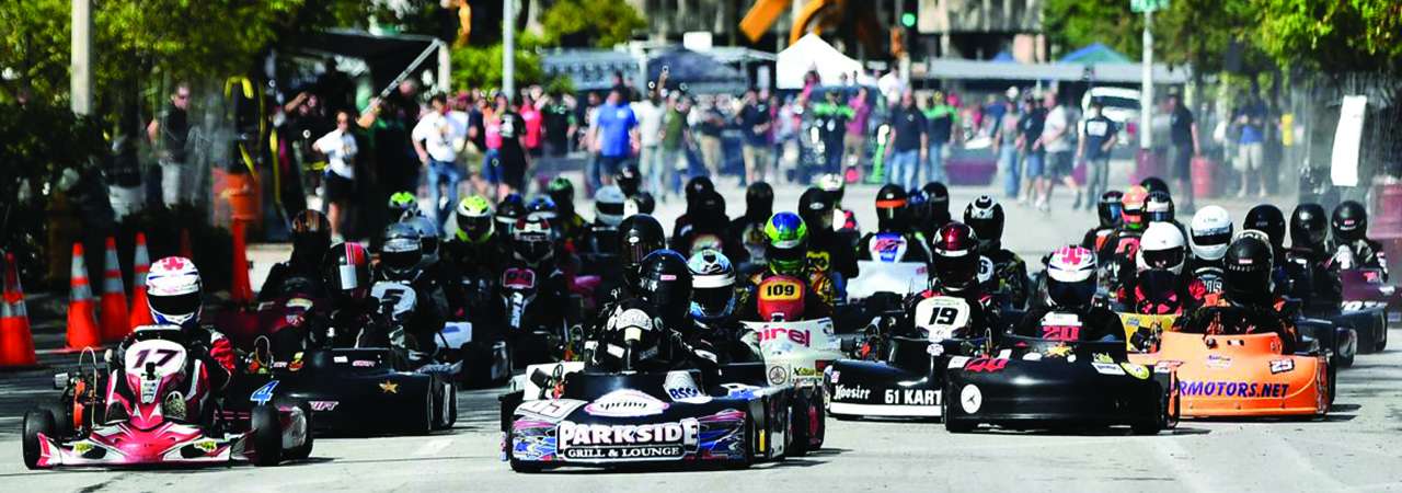 Professional Go Cart Race